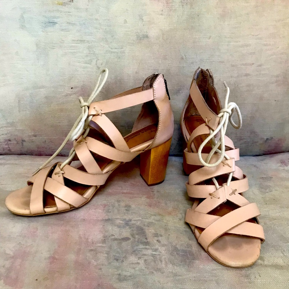 Corso Como (Anthropologie), Blush Heel, 6.5/7